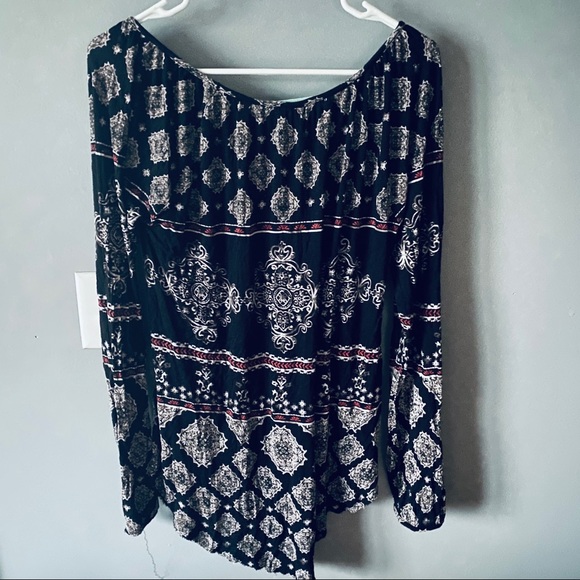 Maurices boho printed blouse - Picture 4 of 5